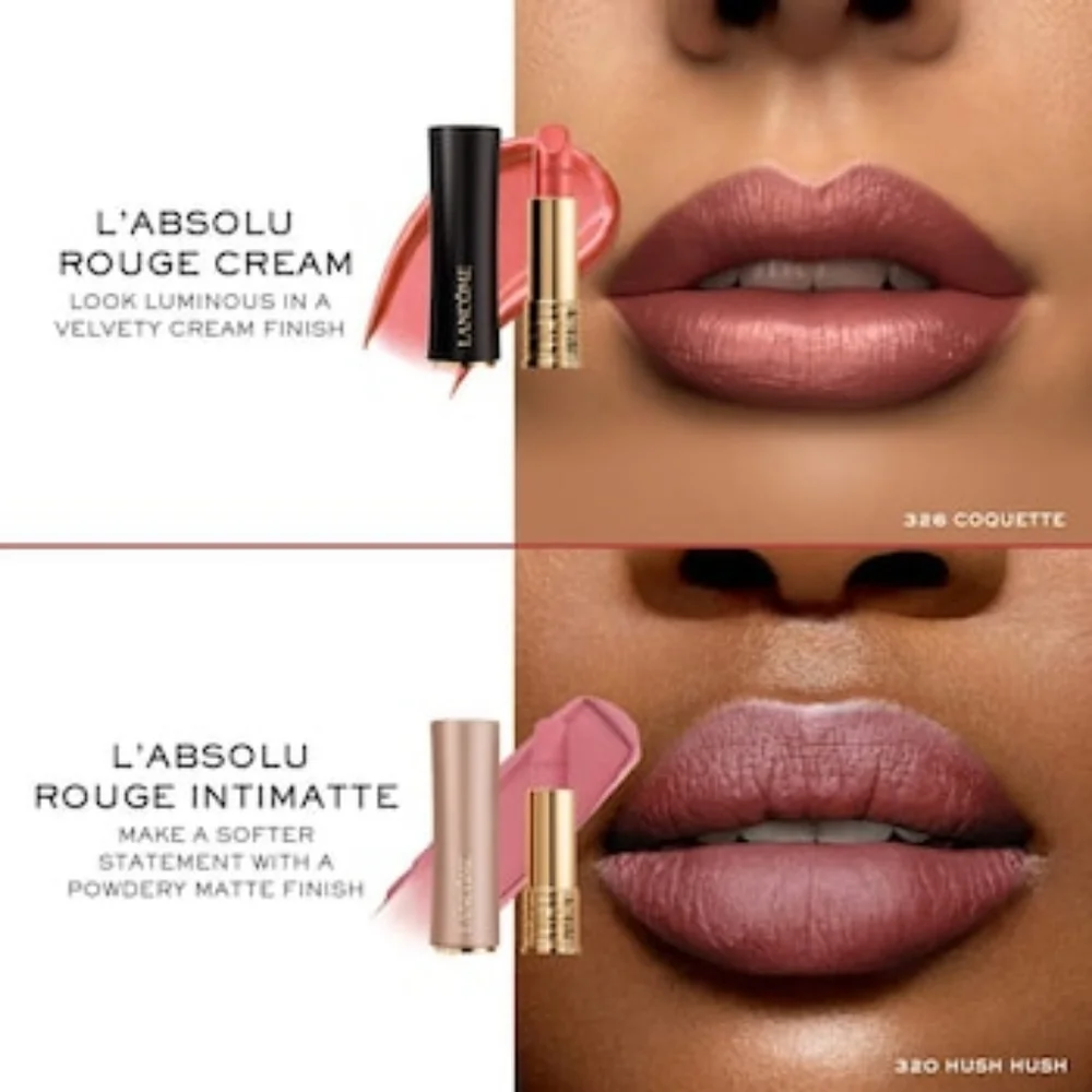 Lancome Soft Matte Lipstick in Love Whispers (Rosewood Nude)